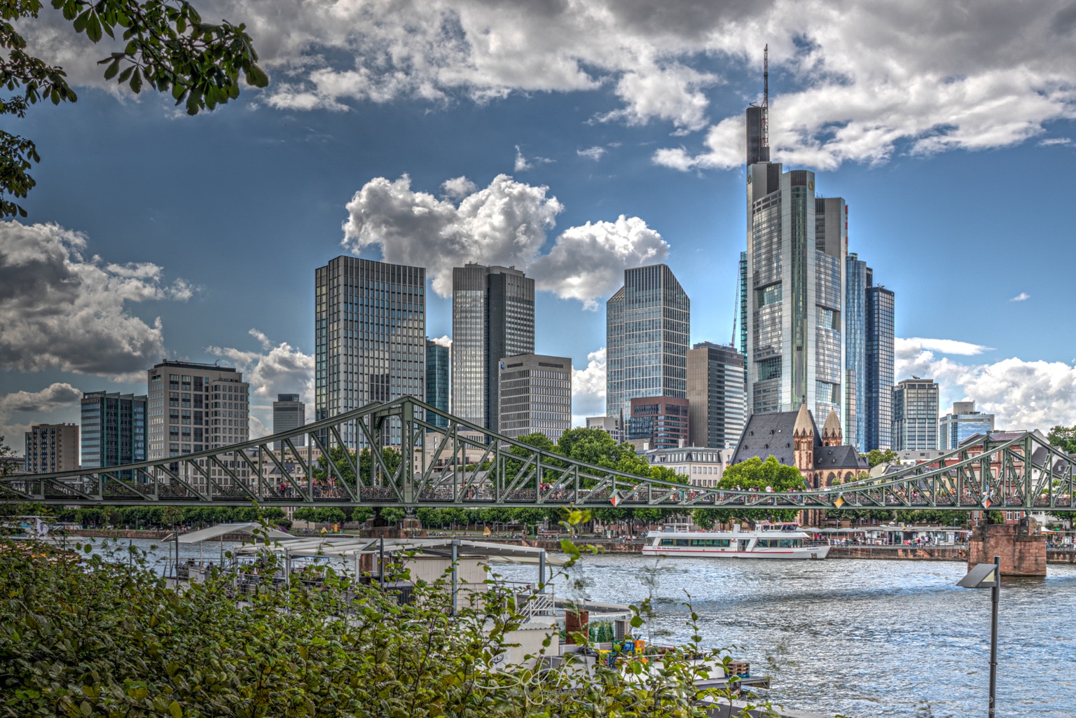 Frankfurt, Skyline, HDR